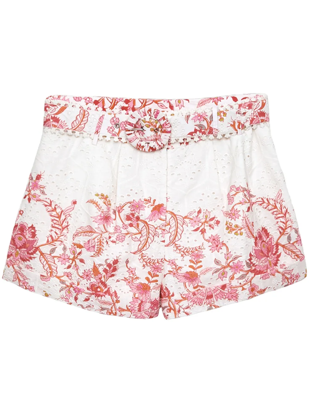 Hemant And Nandita broderie anglaise shorts | White | Image 1