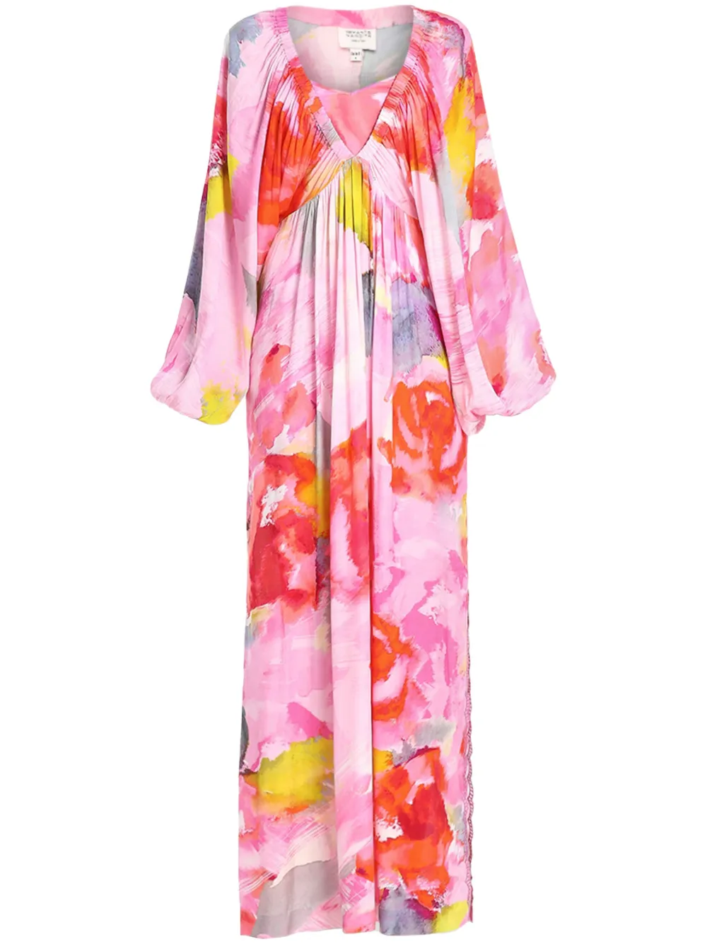 Hemant & Nandita Floral Dress In Pink