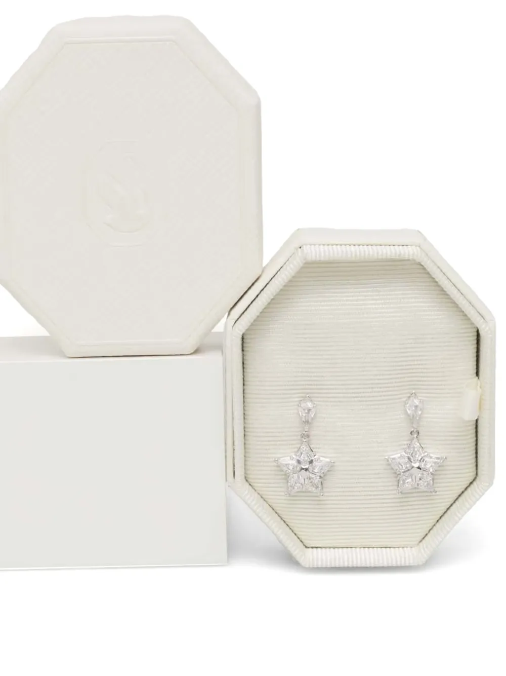  Swarovski Boucles D'oreilles à étoiles - Argent 