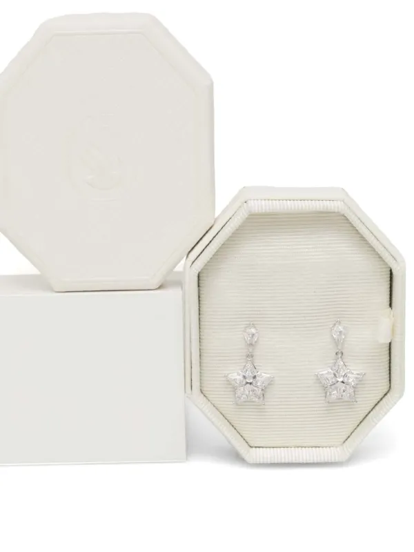 Swarovski スター ドロップピアス | シルバートーン | FARFETCH JP