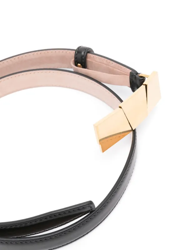 KHAITE Small Axel Belt | Black | FARFETCH GE