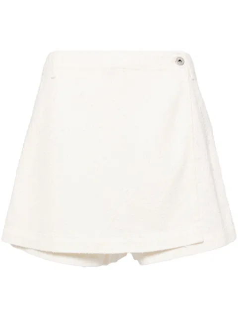 Halfboy skorts con parche del logo