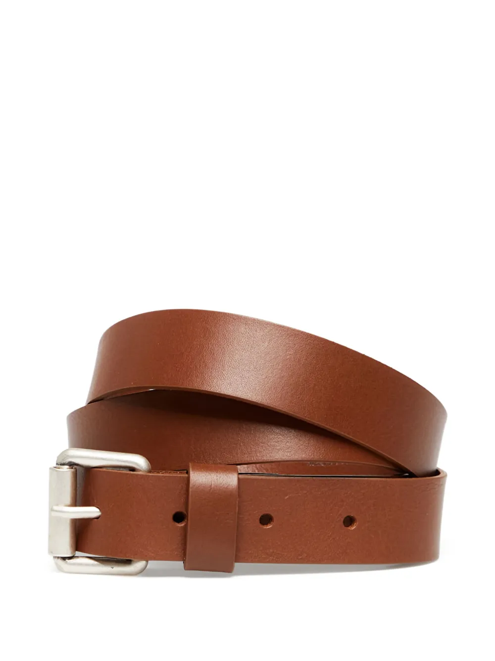 Carhartt WIP leather rectangle-buckle belt | Brown | Image 1