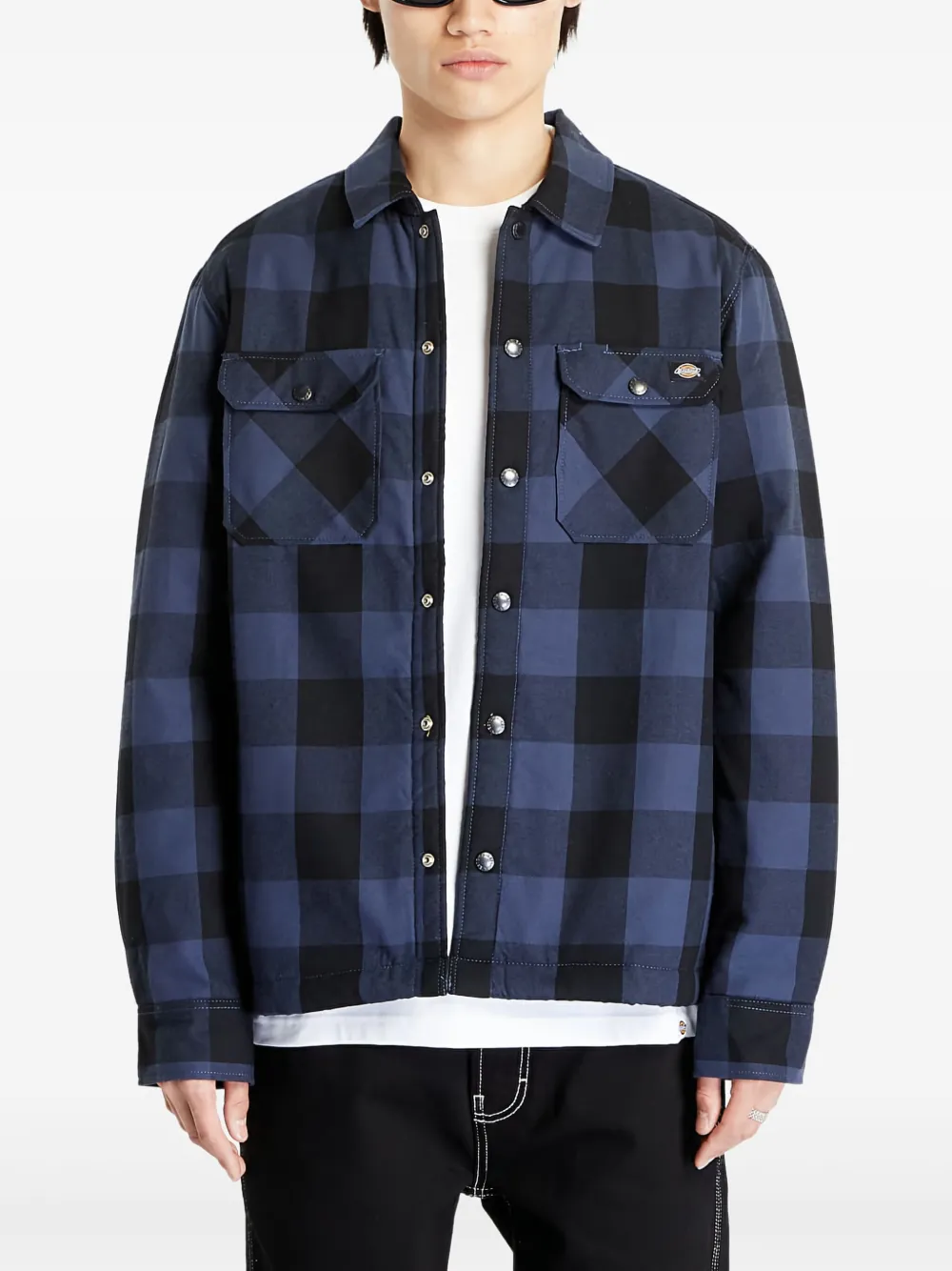 DICKIES check-print shirt | Blue | Image 1