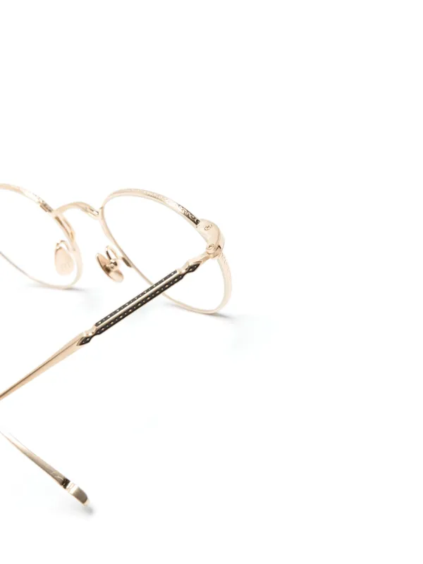 Matsuda M3140 oval-frame Glasses | Gold | FARFETCH JO