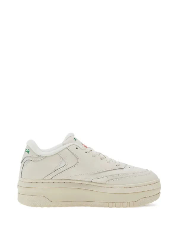 Reebok Club C Extra Platform Leather Sneakers White FARFETCH PH