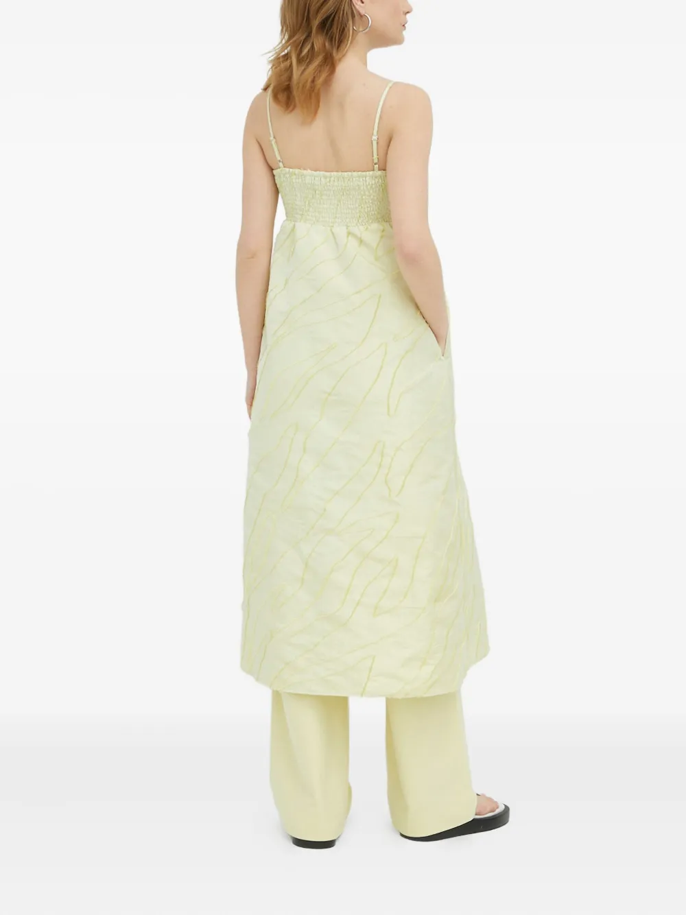 Gestuz Gelaagde jurk Geel