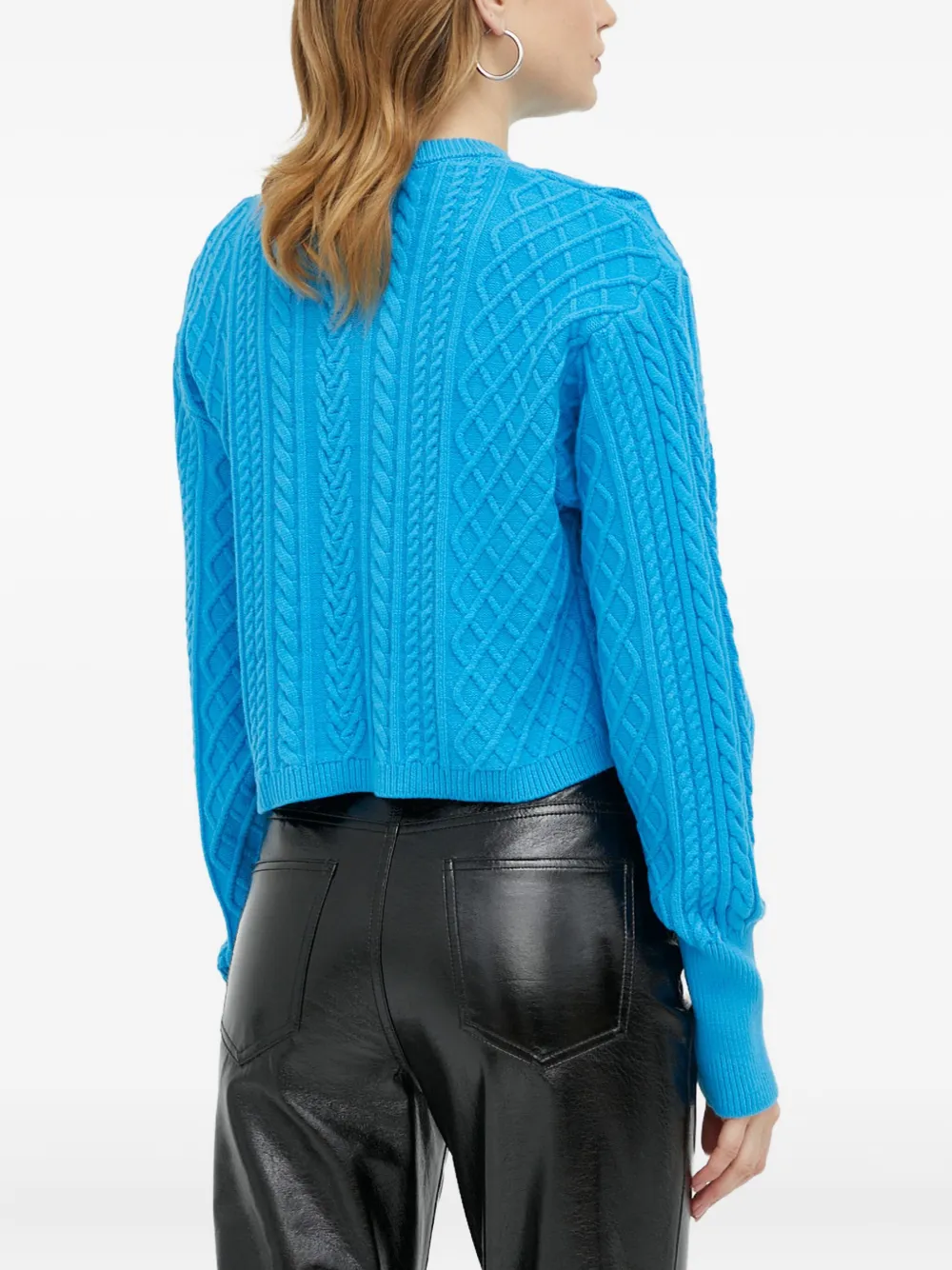 Gestuz cable-knit crew-neck knitwear | Knitted Sweaters | Image 2