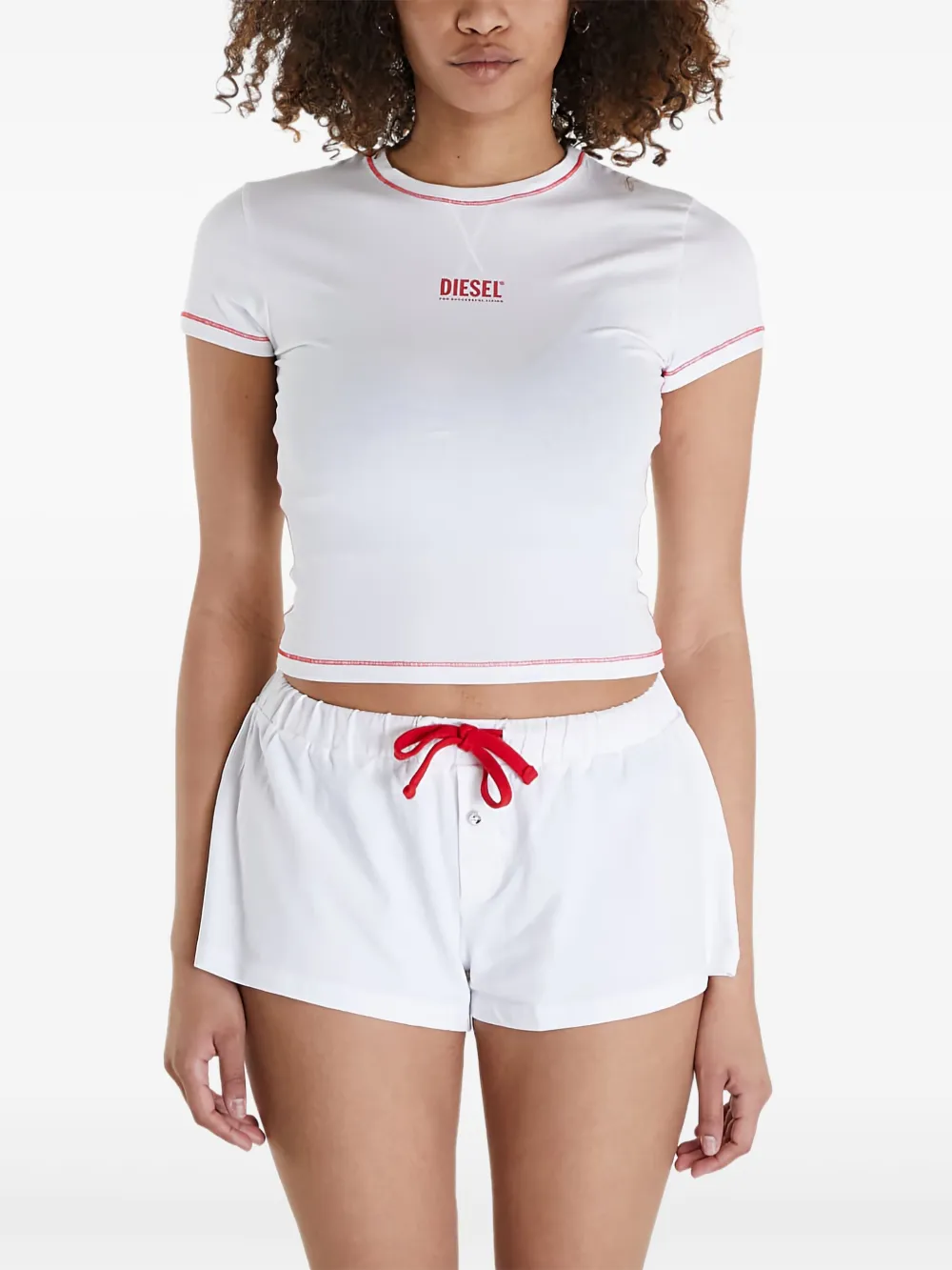 Diesel pijama con logo estampado | blanco | Image 1