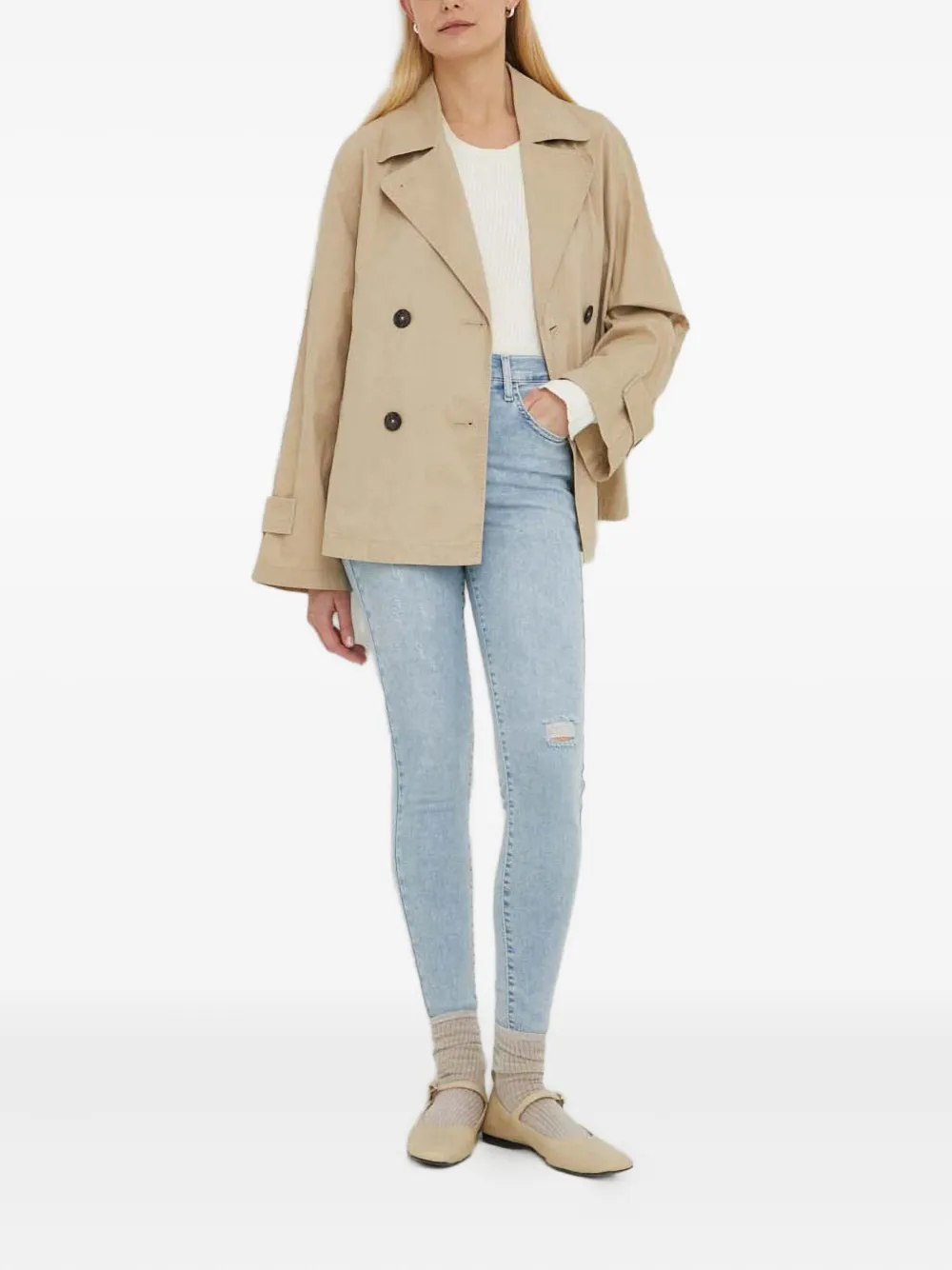 Levi's 720 distressed denim - Blauw