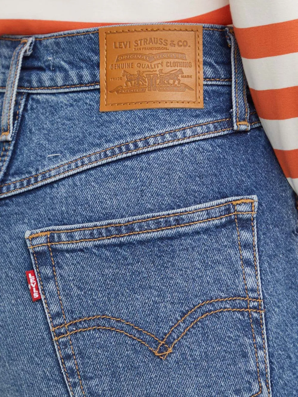 Levi's 80's Mom Five-pocket Jeans In Blue