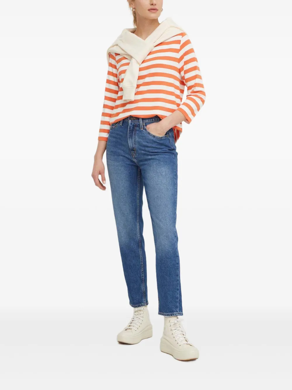 Levi's 80's Mom five-pocket jeans - Blauw