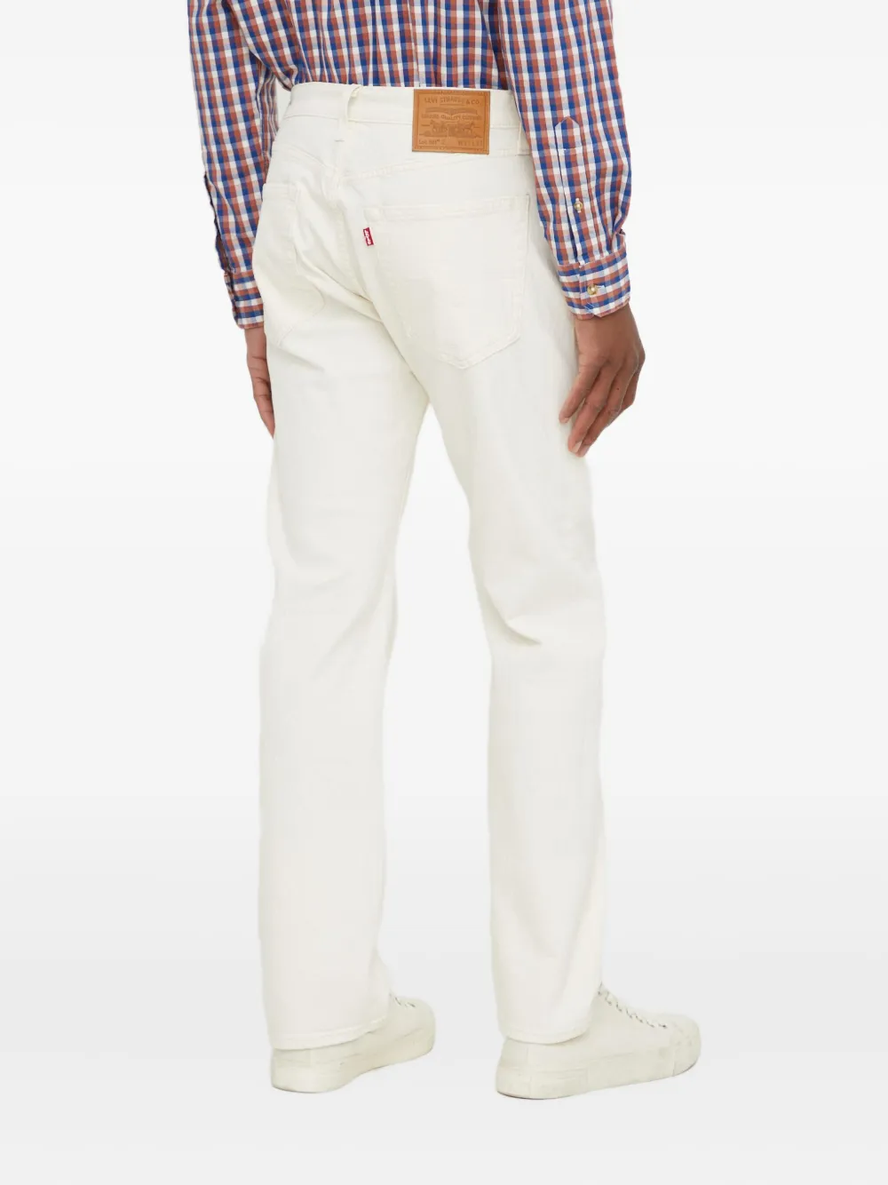 Levi's 551z Straight Denim Jeans In White