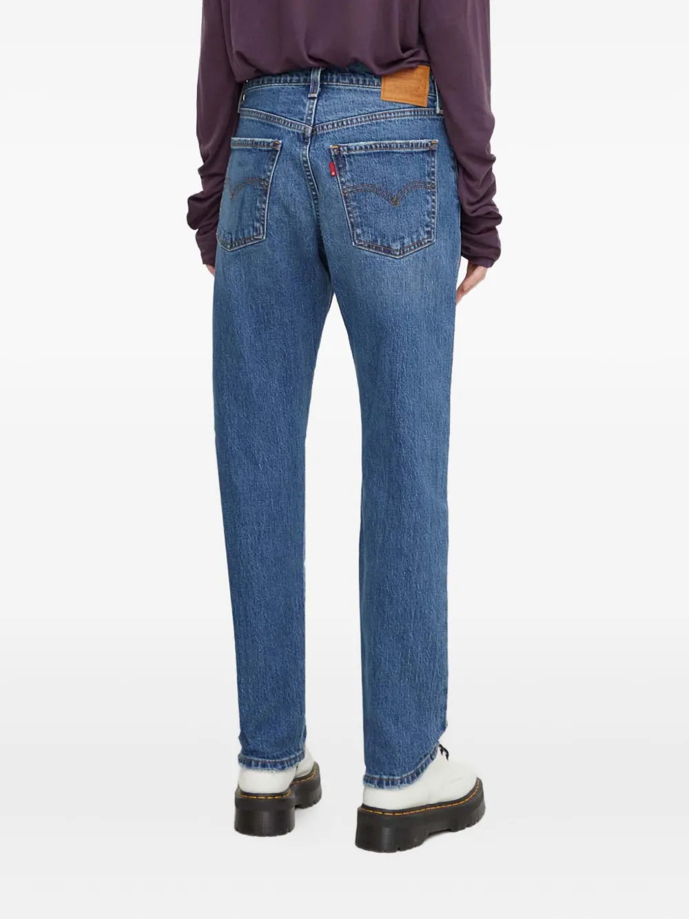 Levi's Middy Straight Jeans In Blue
