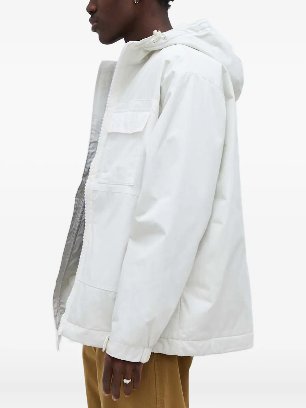 Levi's Tamalpais Pocket Hooded Jacket In White