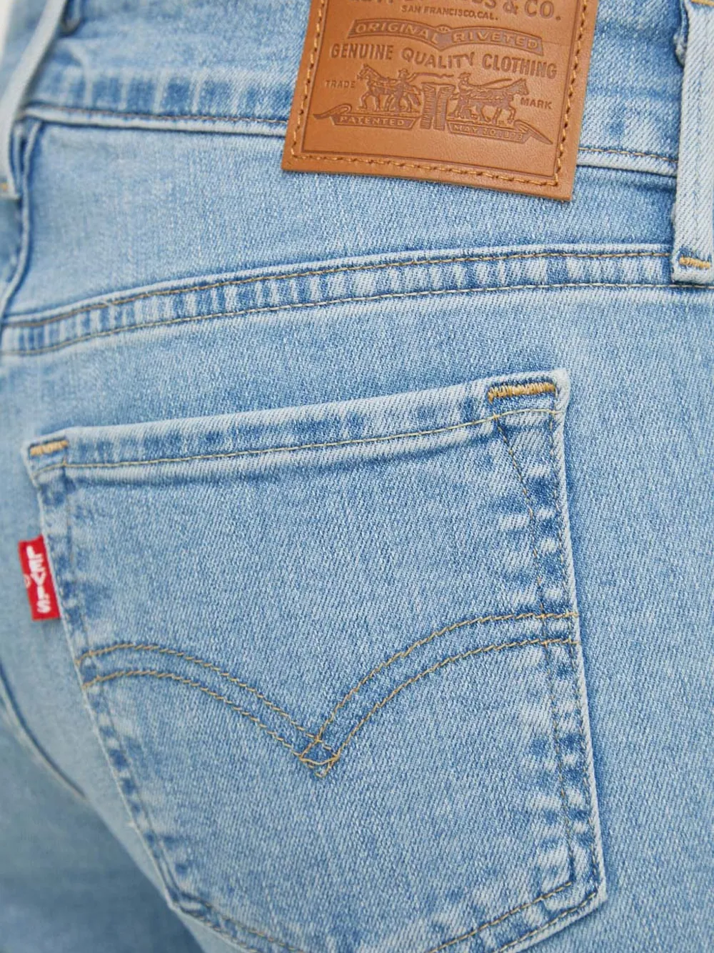 Levi's 711 Two-button Jeans In Blue
