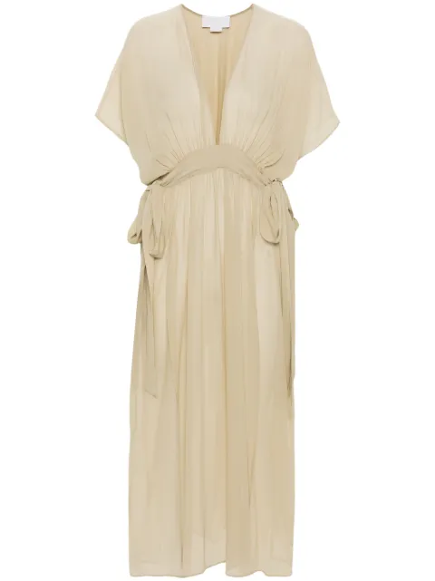 Genny draped maxi dress