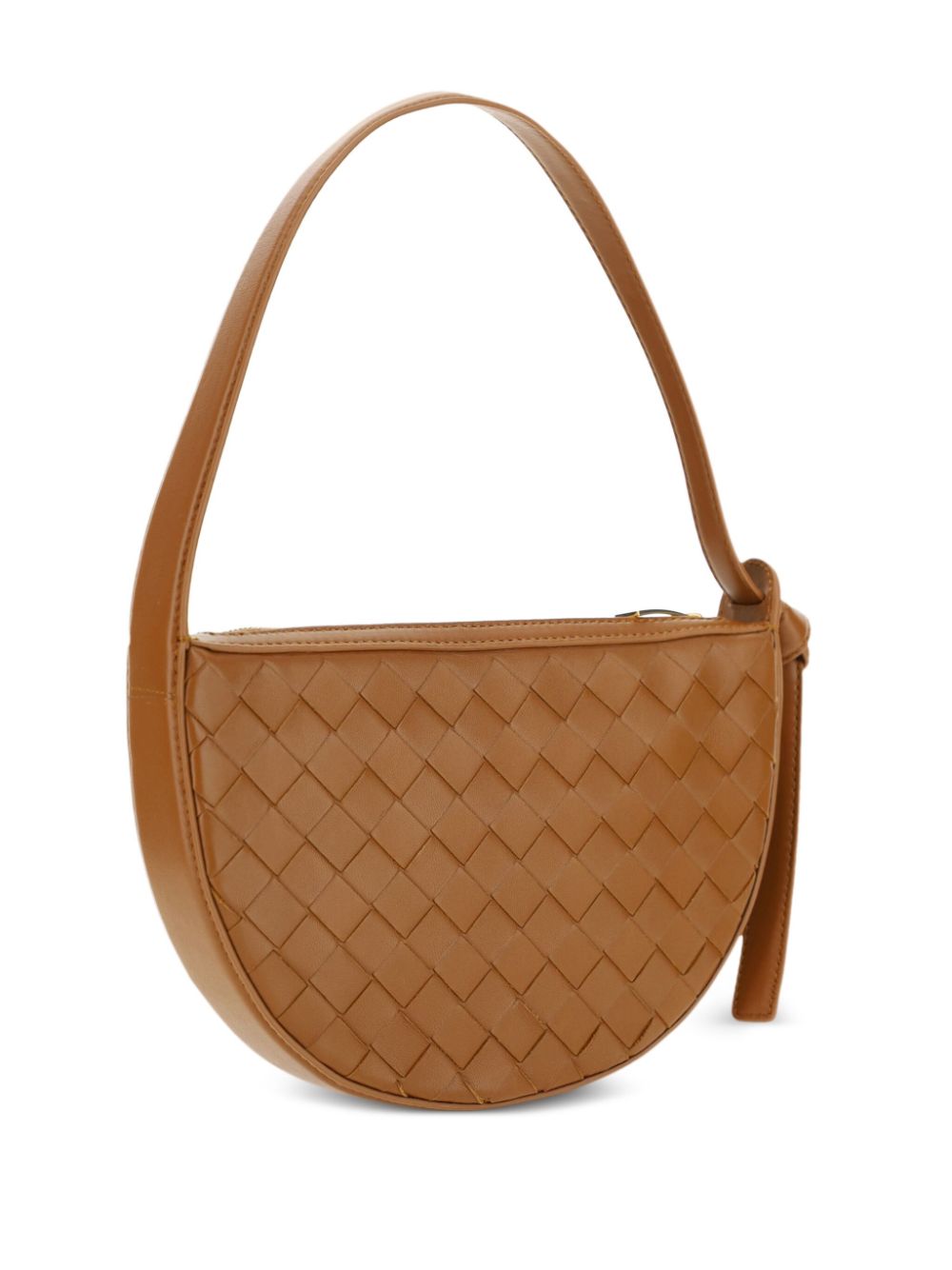 Bottega Veneta Mini Sunrise leather shoulder bag - Bruin