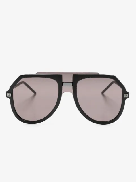 Dolce & Gabbana Eyewear lunettes de soleil DG6195 à monture pilote