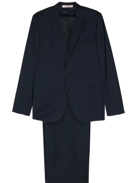 Valentino Garavani mini-check single-breasted suit 
