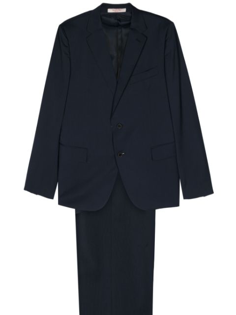 Valentino Garavani mini-check single-breasted suit 