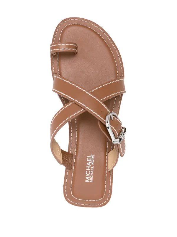 Michael Michael Kors Ashton Sandals | Brown | FARFETCH