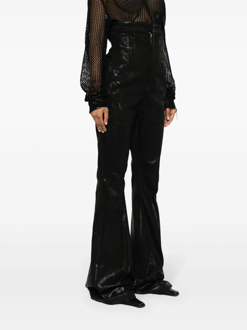 Shop Rick Owens Dirt Bolan Bootcut Pants In Black