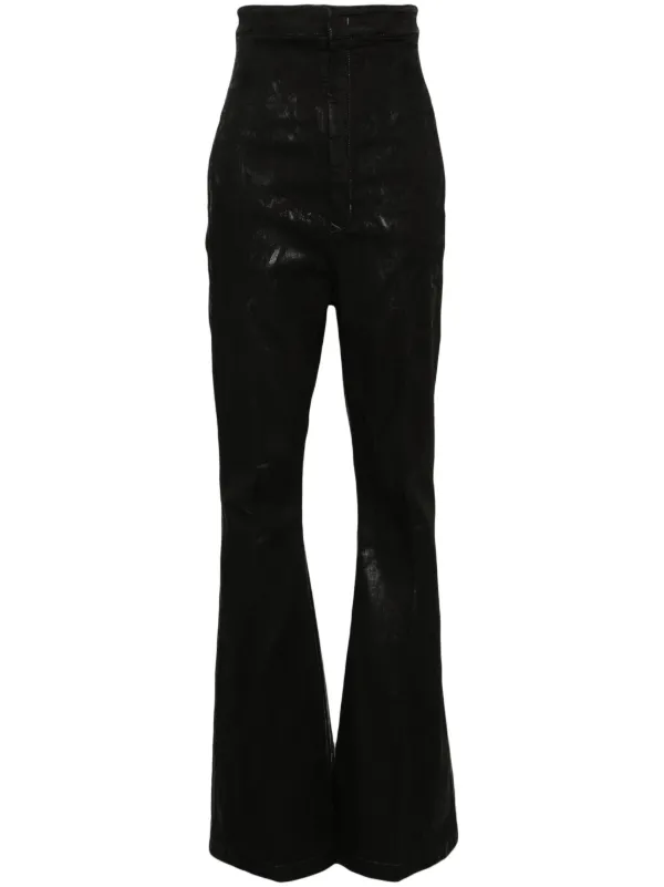Rick Owens Dirt Bolan ブーツカットパンツ | ブラック | FARFETCH JP