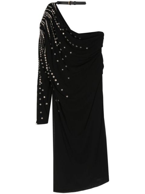 Gucci Pre-Owned 2010 crystal-embellished draped dress