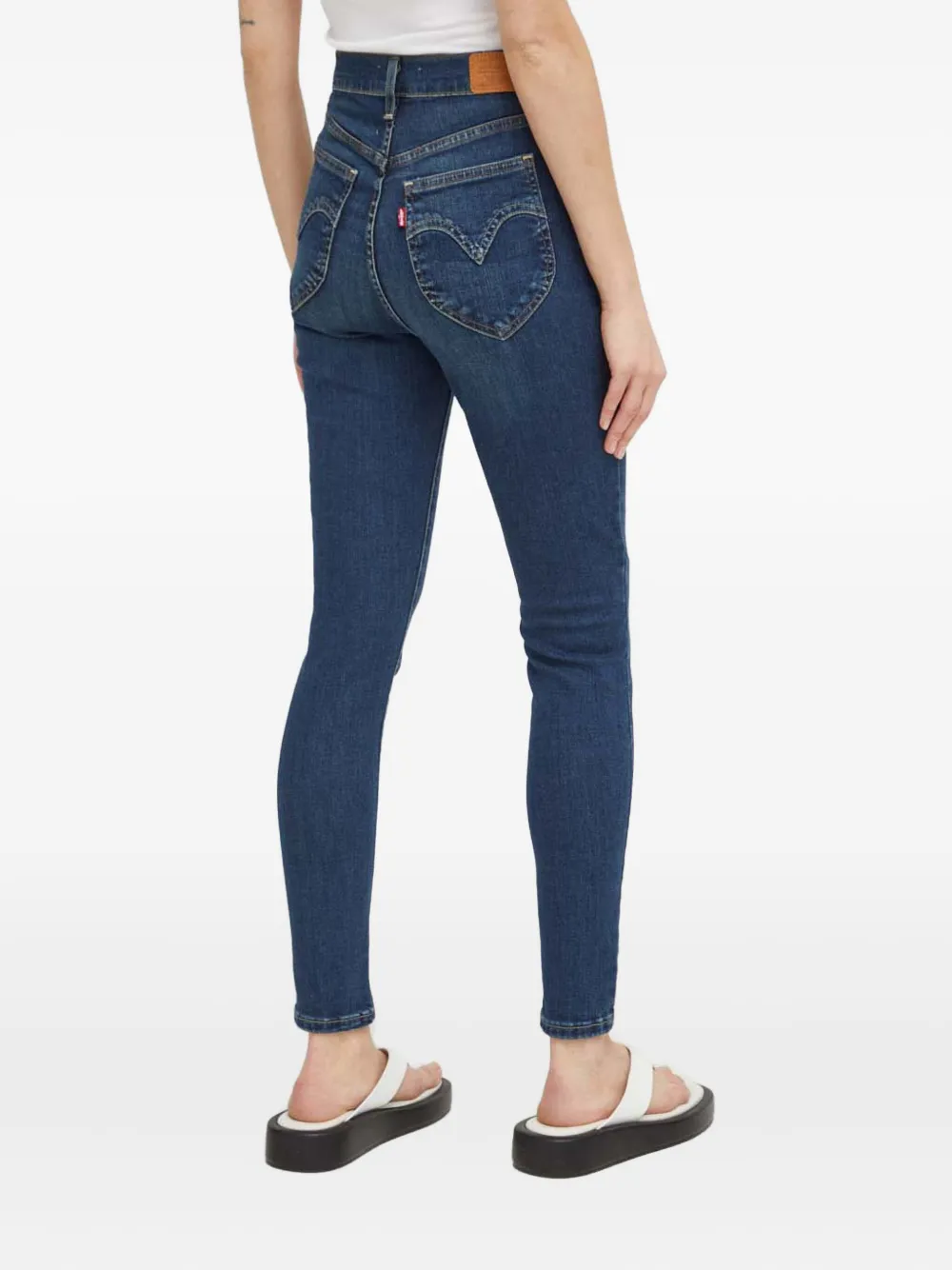 Levi's Retro High Skinny Denim Jeans In Blue