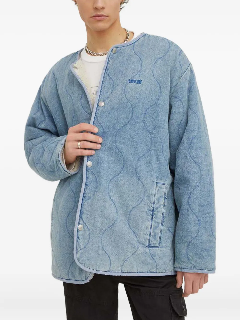 Levi's Abbots quilted jacket | Blue | Image 1