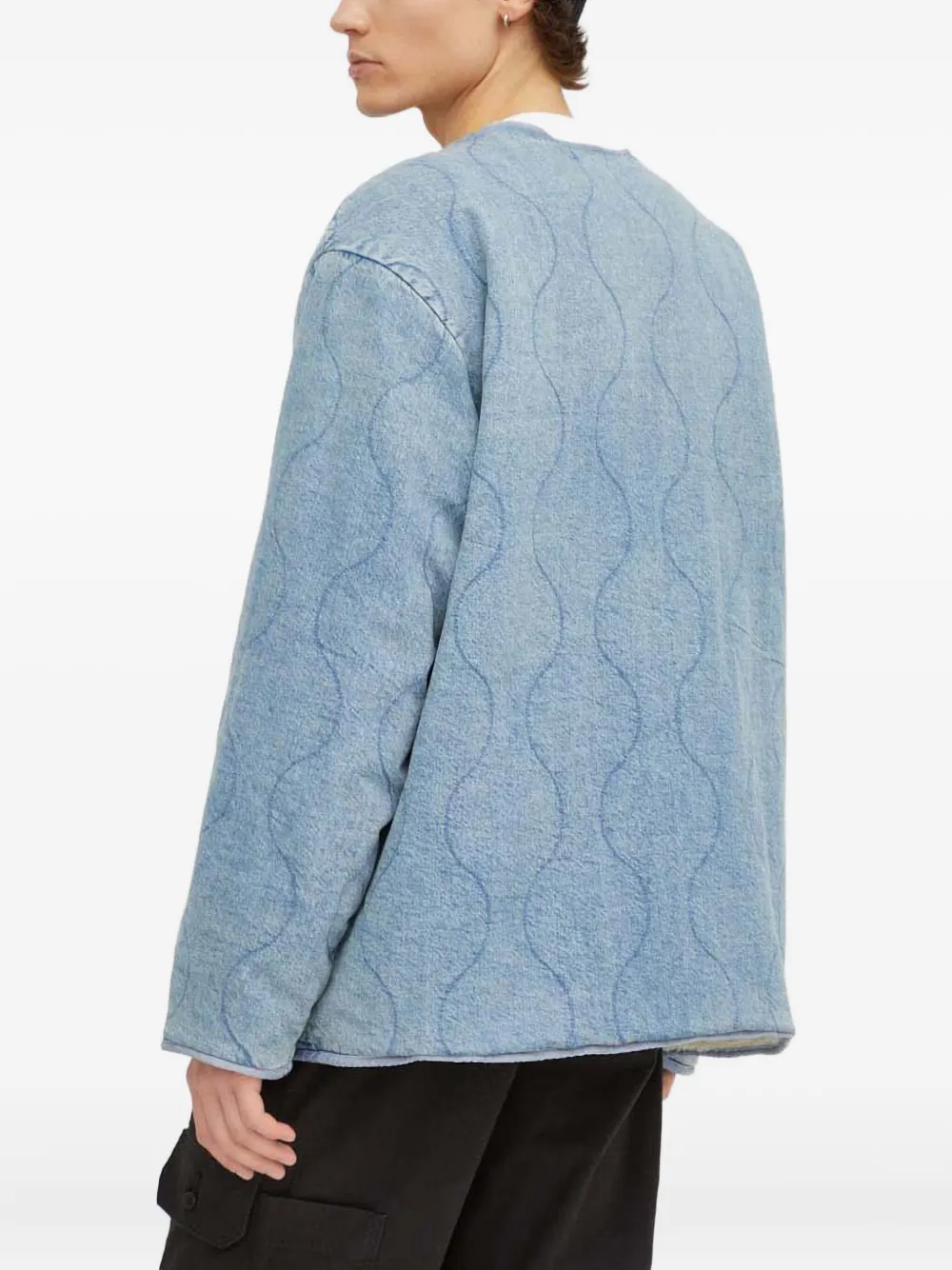 Levi's Abbots Quilted Jacket In Blue