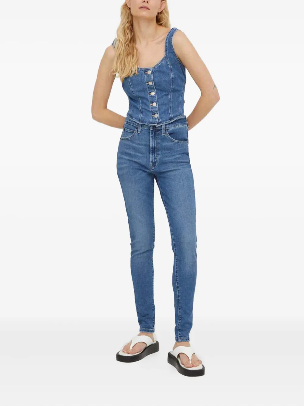 Levi's Retro High jeans - Blauw