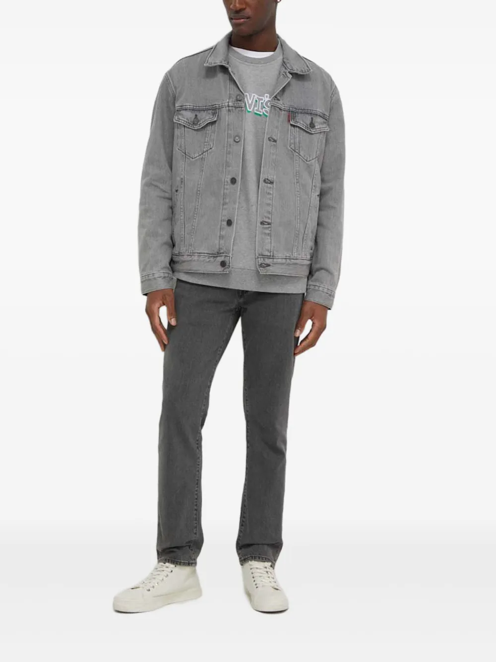 Levi's veste The Trucker en jean à boutonnière | Vestes en jean | Image 2