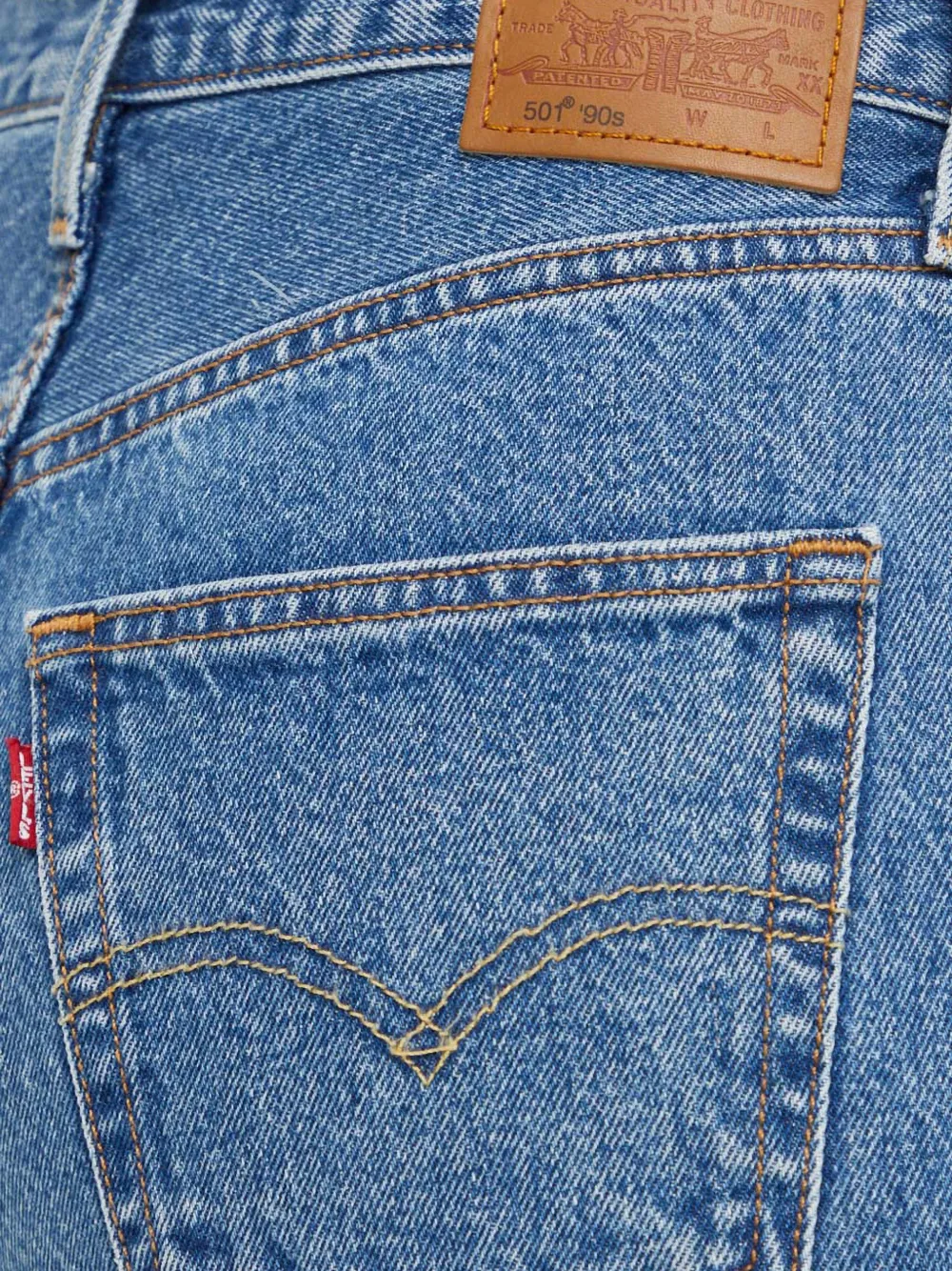 Levi's Jeans met riemlussen Blauw