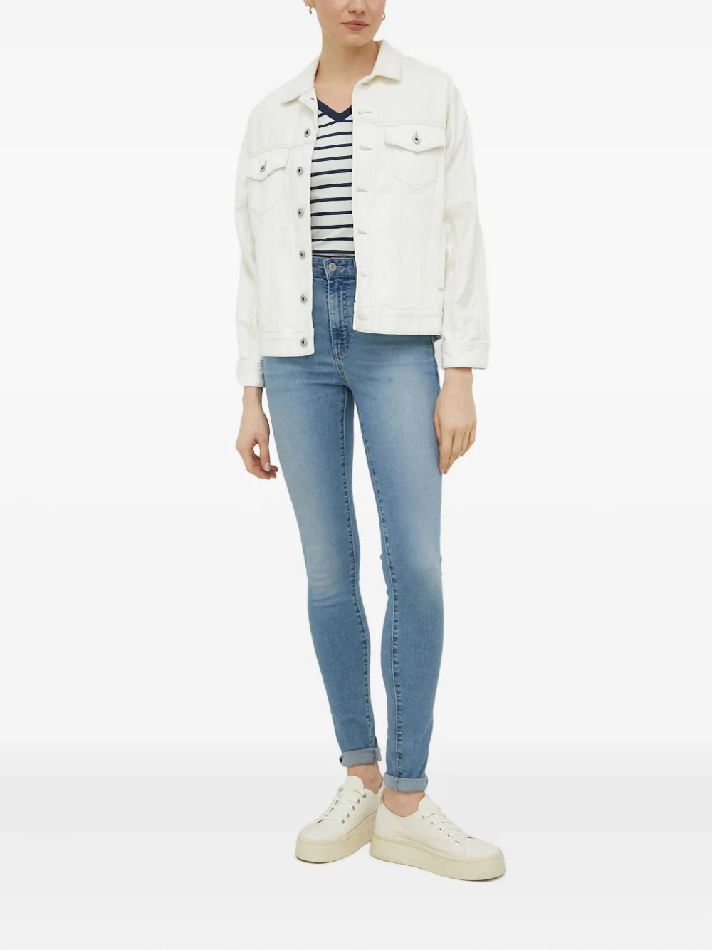 Levi's 721 high rise denim jeans - Blauw