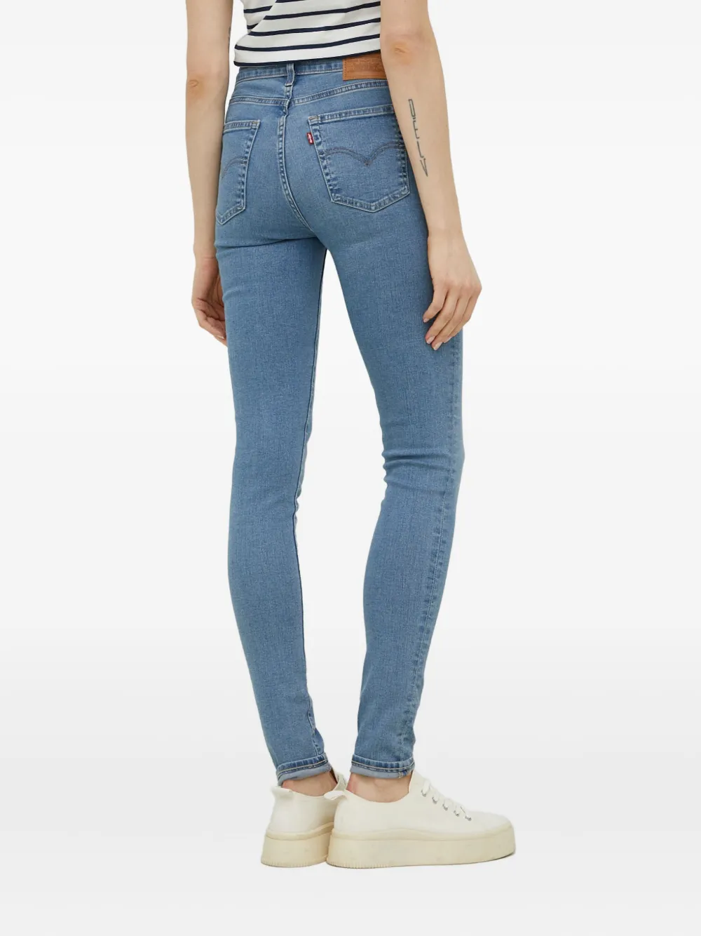 Levi's 721 high-waist denim jeans Blauw