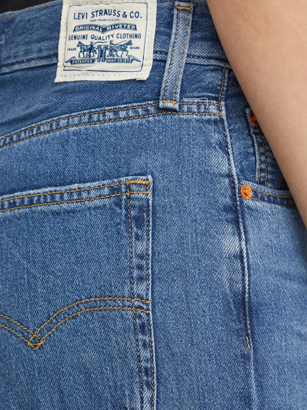 Levi's Baggy Dad Performance Cool Jeans In Blue