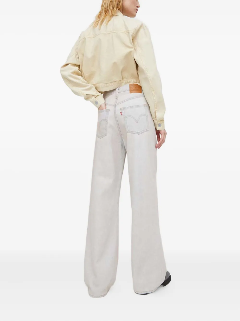 Levi's Ribcage Pocket Jeans In White