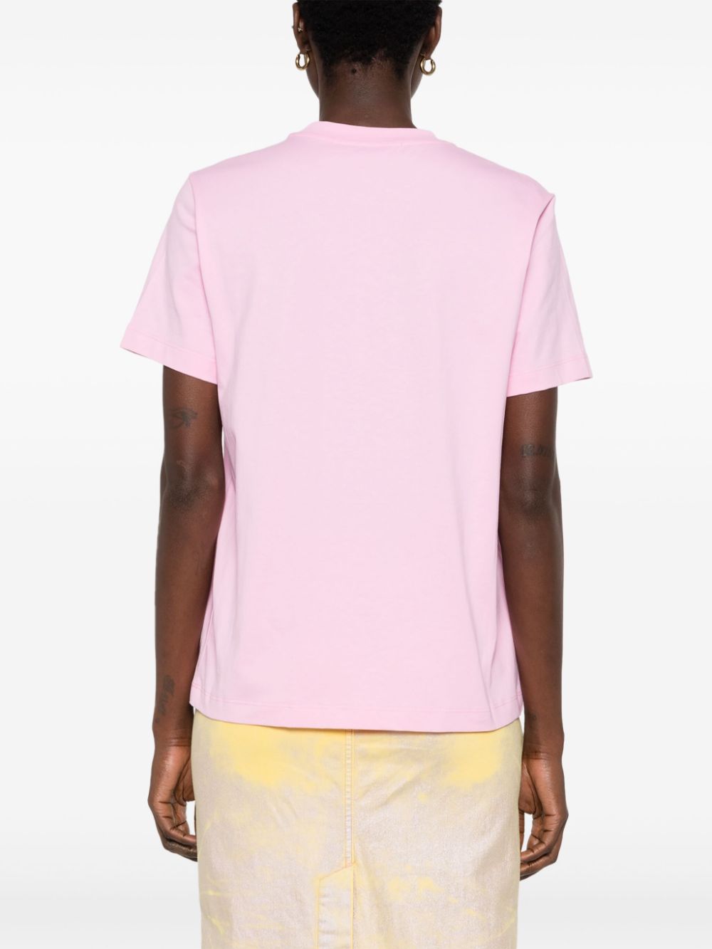 MSGM T-shirt met logoprint Roze