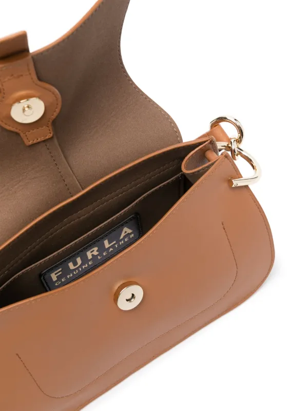 Furla Flow クラッチバッグ ミニ | ブラウン | FARFETCH JP