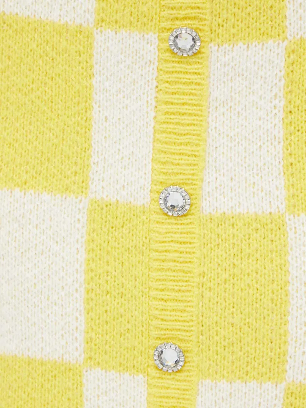 Stine Goya Checkerboard Button Mini Skirt In Multi