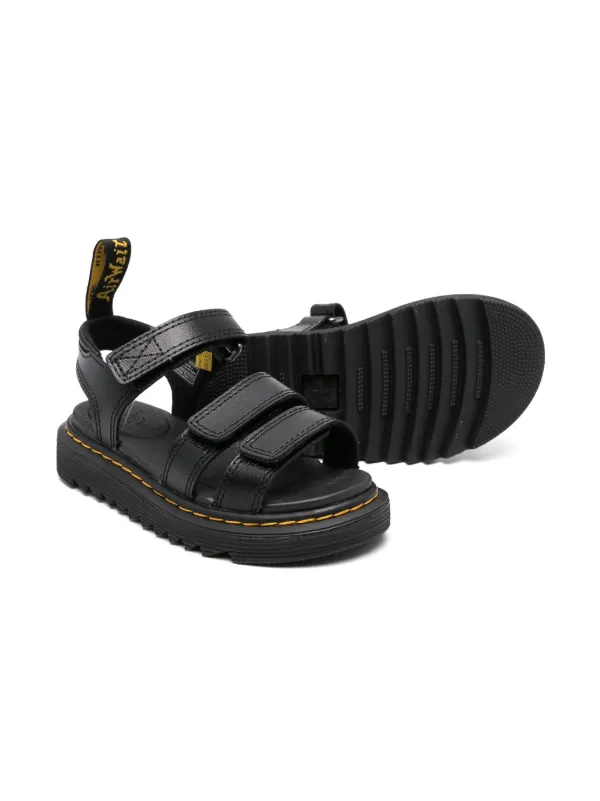 Dr. Martens Kids Klaire Leather Sandals Black FARFETCH BH