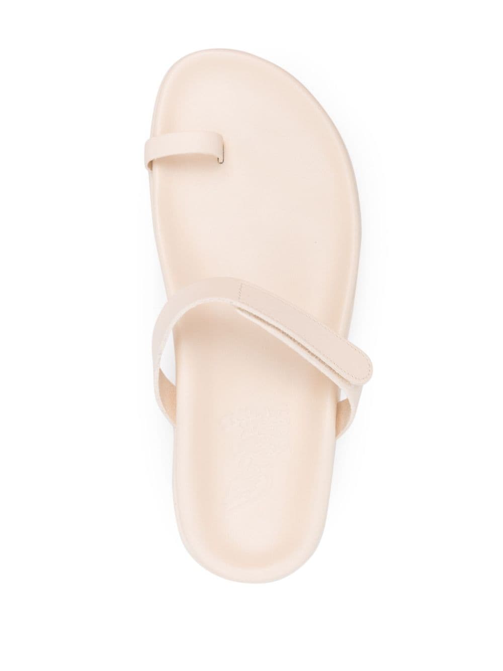 Shop Ancient Greek Sandals Dokos Leather Slides In Neutrals