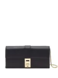 Ferragamo Hug leather chain wallet - Black