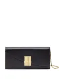 Ferragamo Fiamma leather chain wallet - Black