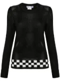 Comme Des Garçons Comme Des Garçons check-detail jumper - Black