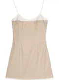 REMAIN layered-effect mini dress - Neutrals