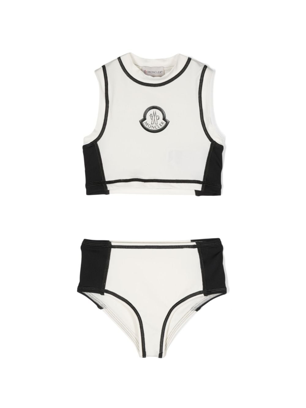 Moncler Enfant logo-print bikini Wit