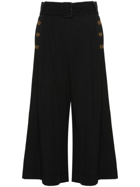 TWINSET wide-leg cropped trousers